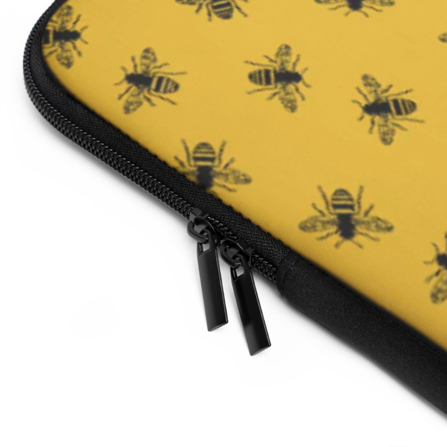 Bees Lux Laptop Sleeve (Yellow & Black)