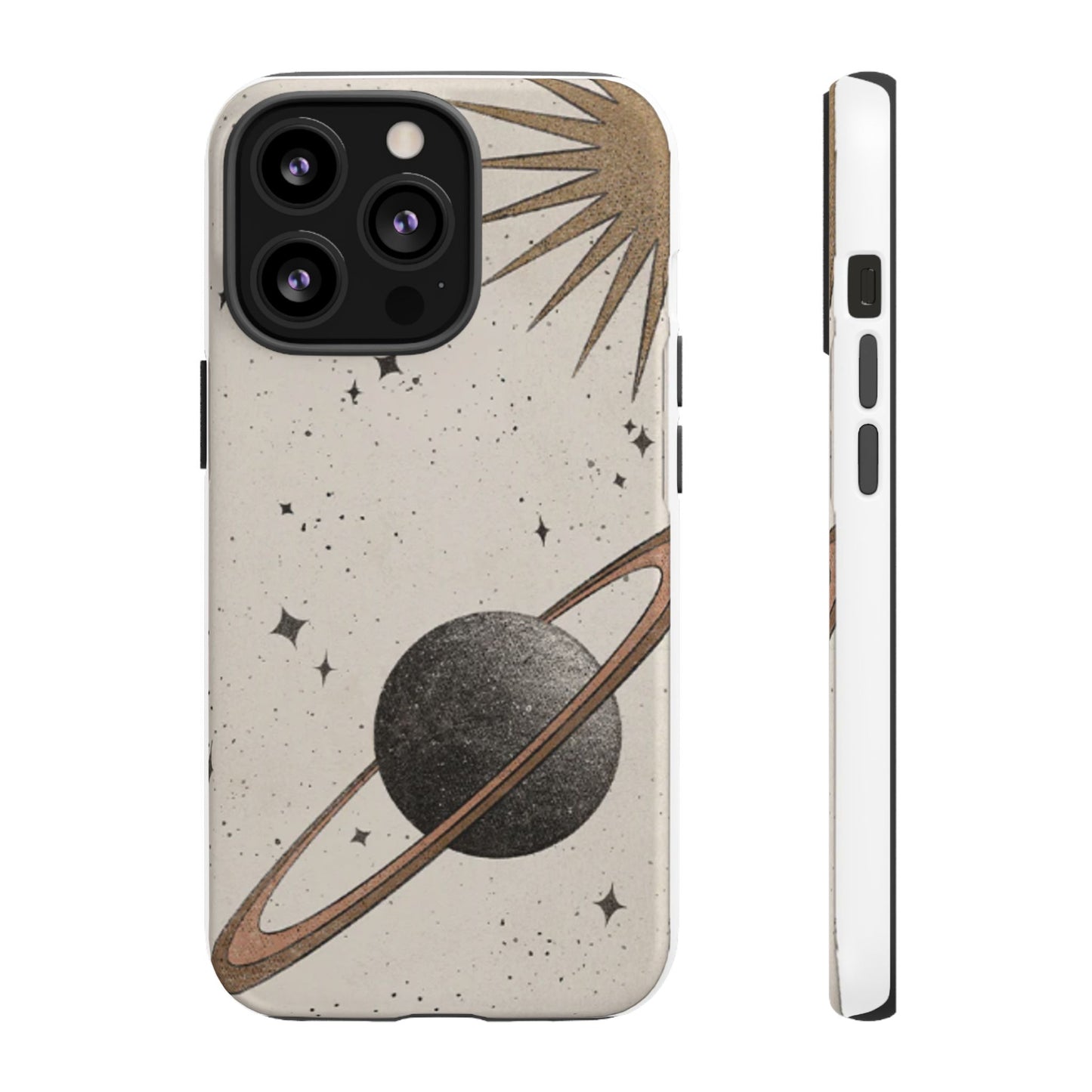 Celestial Planet Phone Case (Cream)