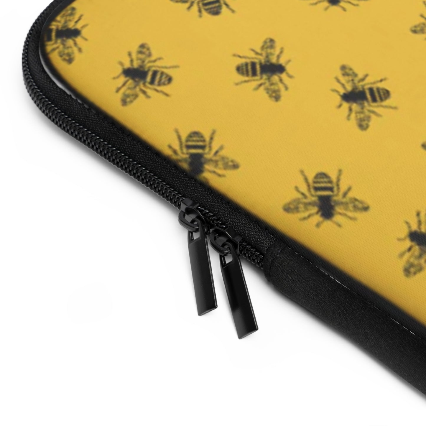 Bees Lux Laptop Sleeve (Yellow & Black)