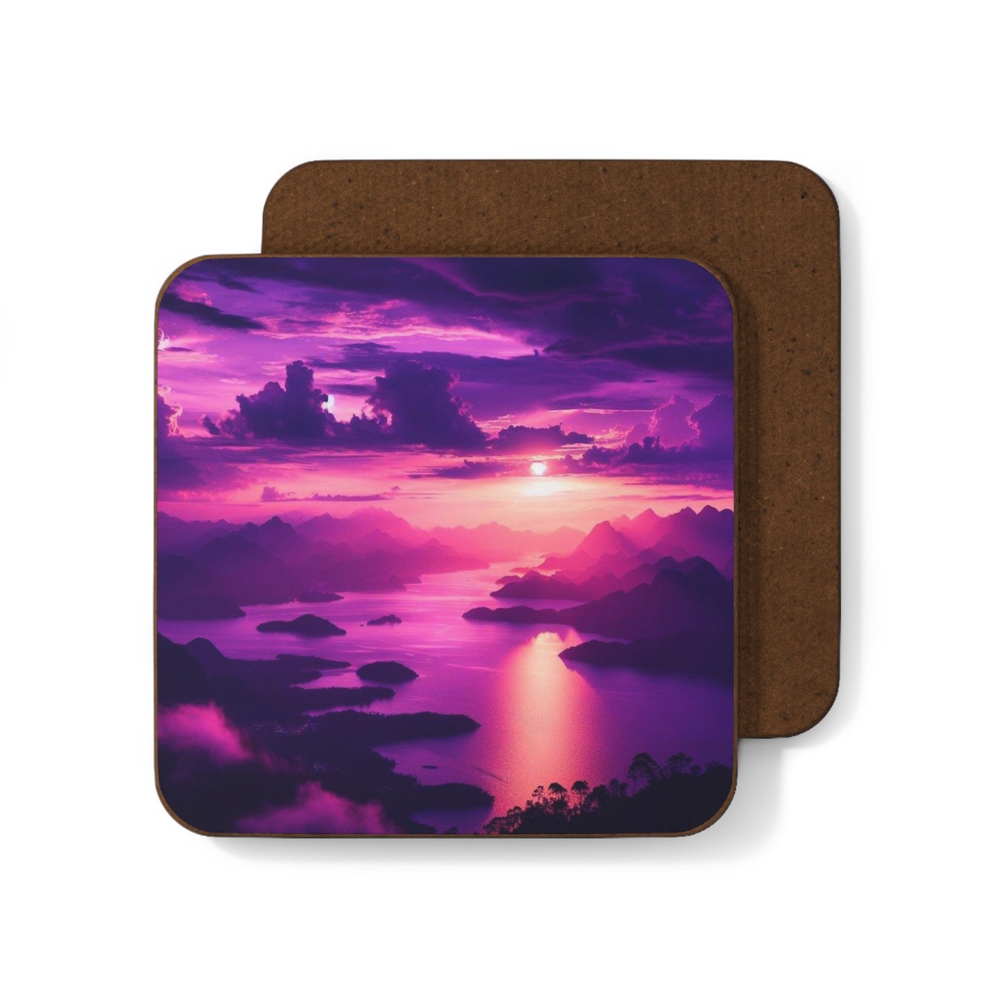 Hardboard Back Coaster The beatifull art