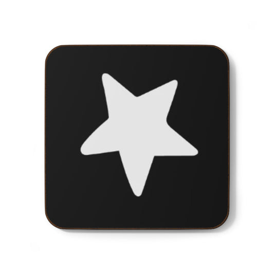 Star Drinks Coaster (Black)