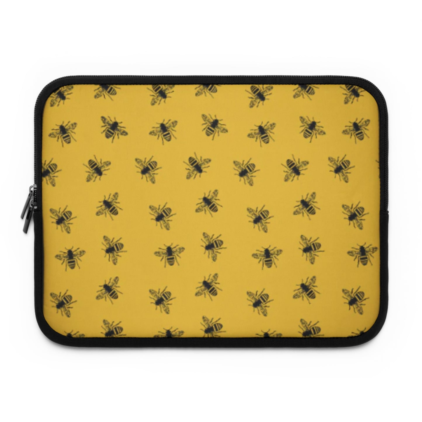 Bees Lux Laptop Sleeve (Yellow & Black)