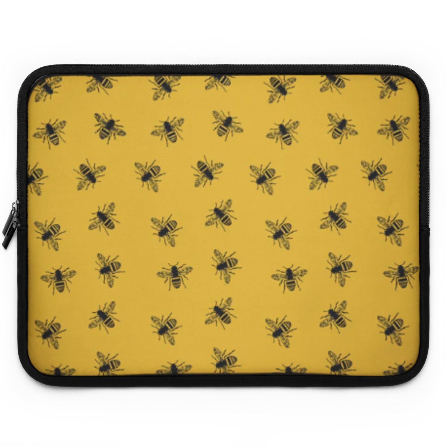 Bees Lux Laptop Sleeve (Yellow & Black)