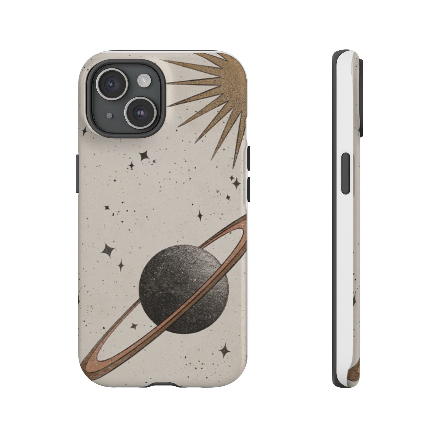 Celestial Planet Phone Case (Cream)