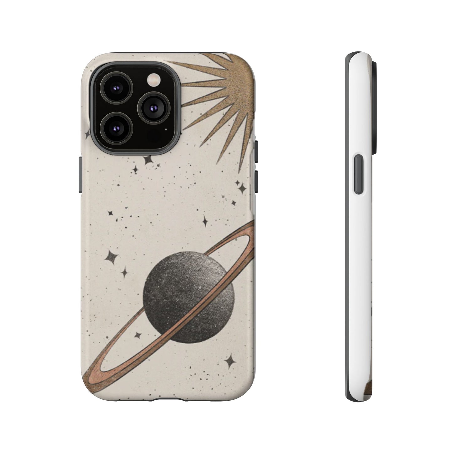 Celestial Planet Phone Case (Cream)