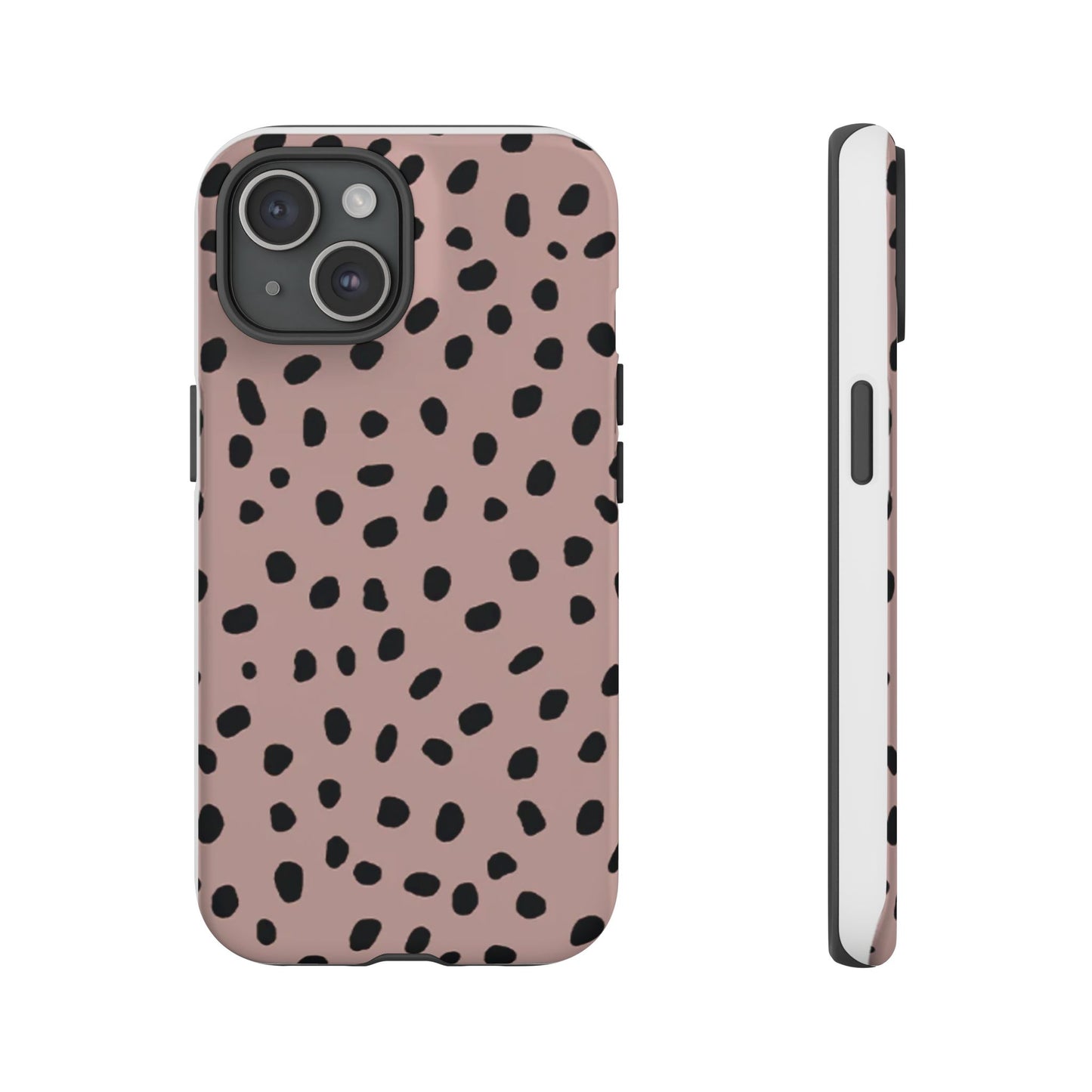 Polka Dots Memphis Phone Case (Pink)