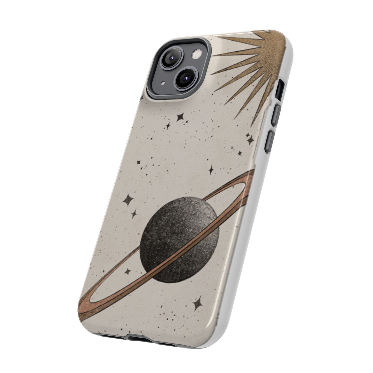 Celestial Planet Phone Case (Cream)