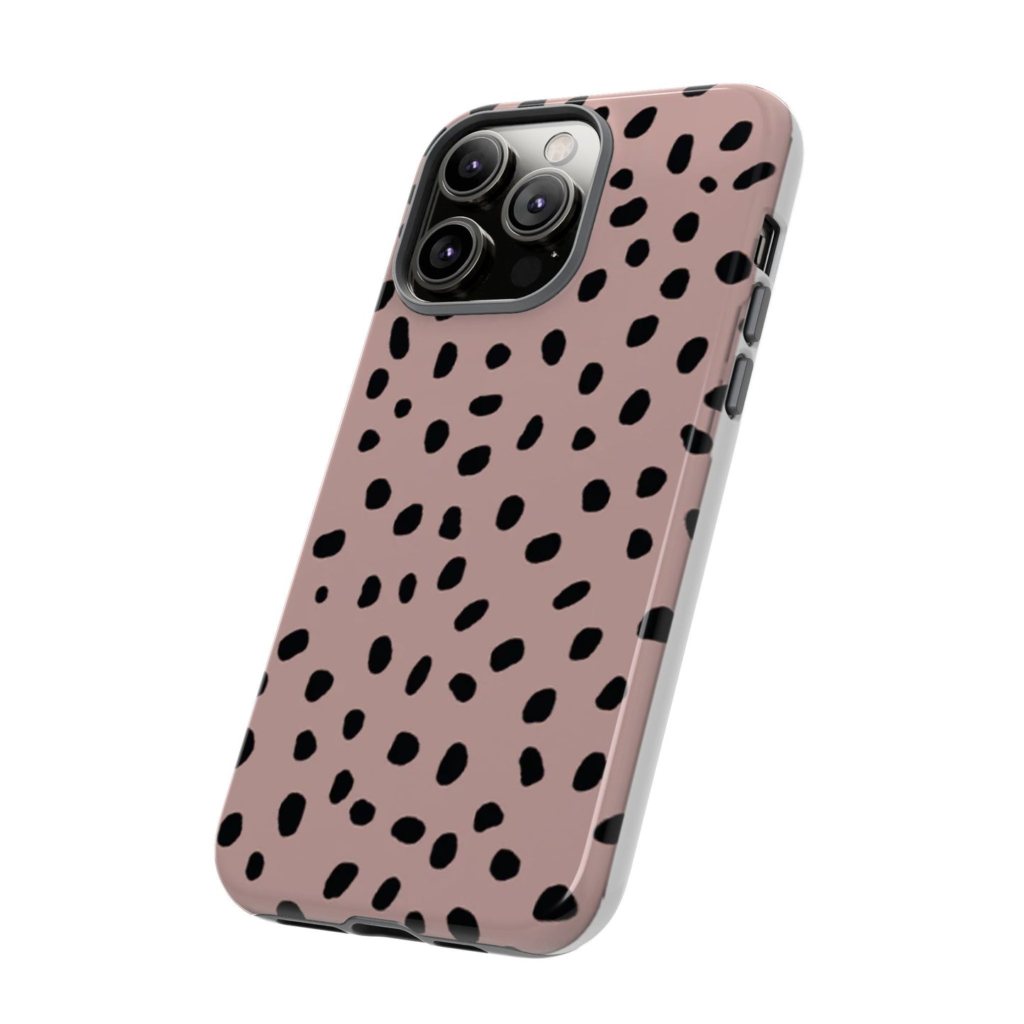 Polka Dots Memphis Phone Case (Pink)