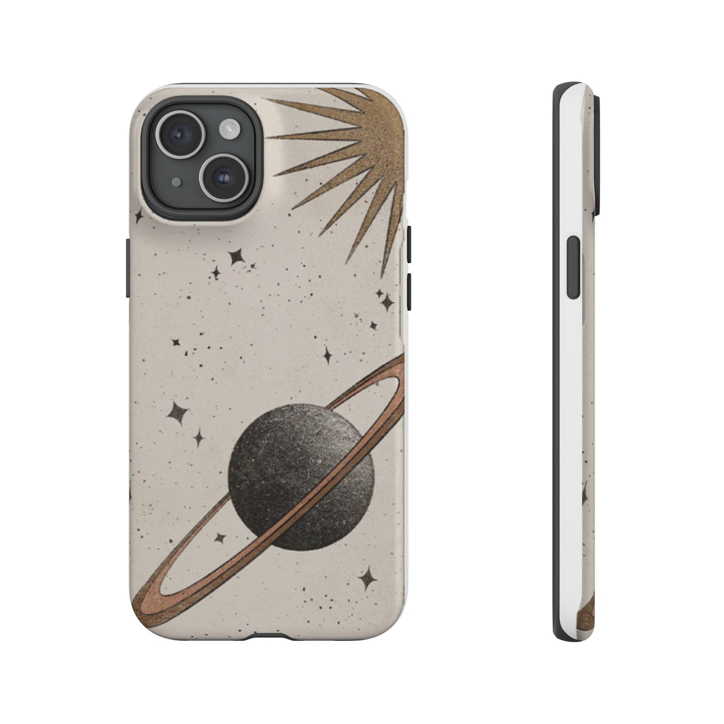 Celestial Planet Phone Case (Cream)