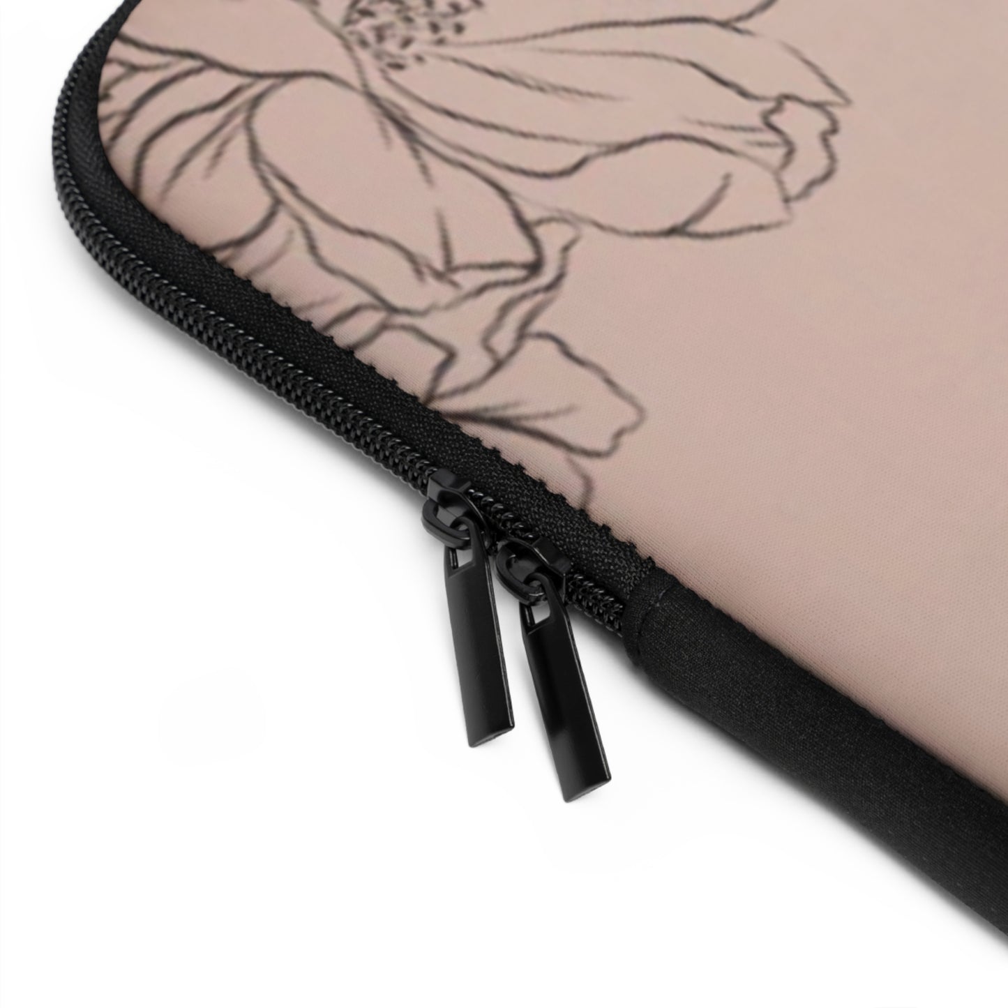 Classic Botanicals Peonies Laptop Sleeve (Pink)