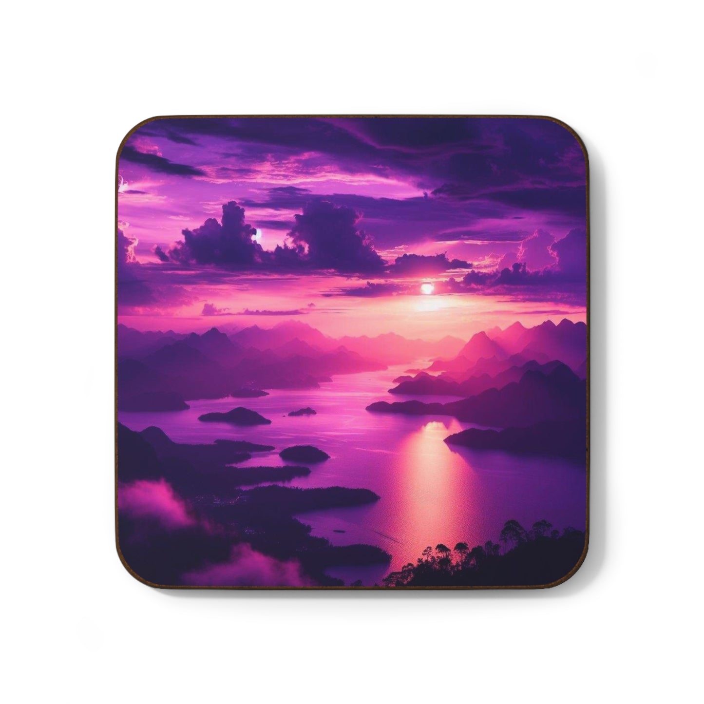 Hardboard Back Coaster The beatifull art