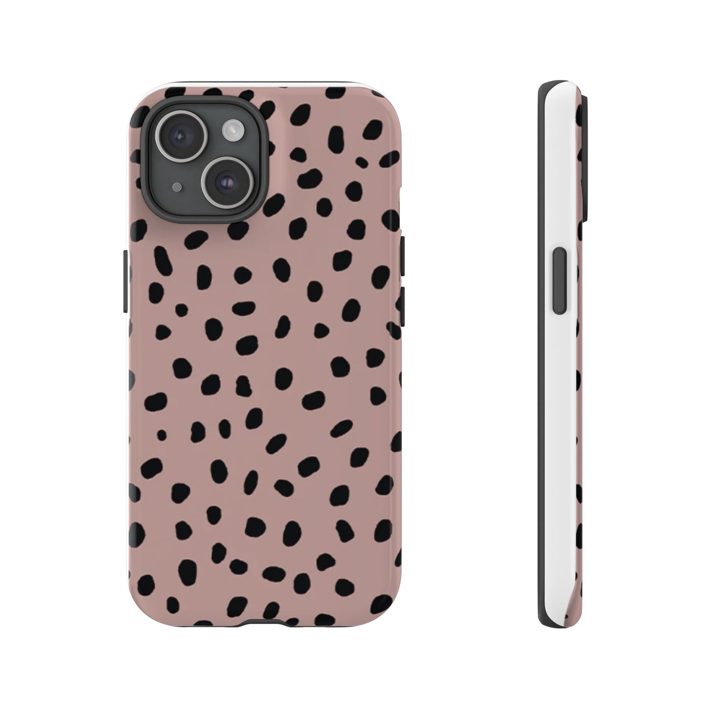 Polka Dots Memphis Phone Case (Pink)