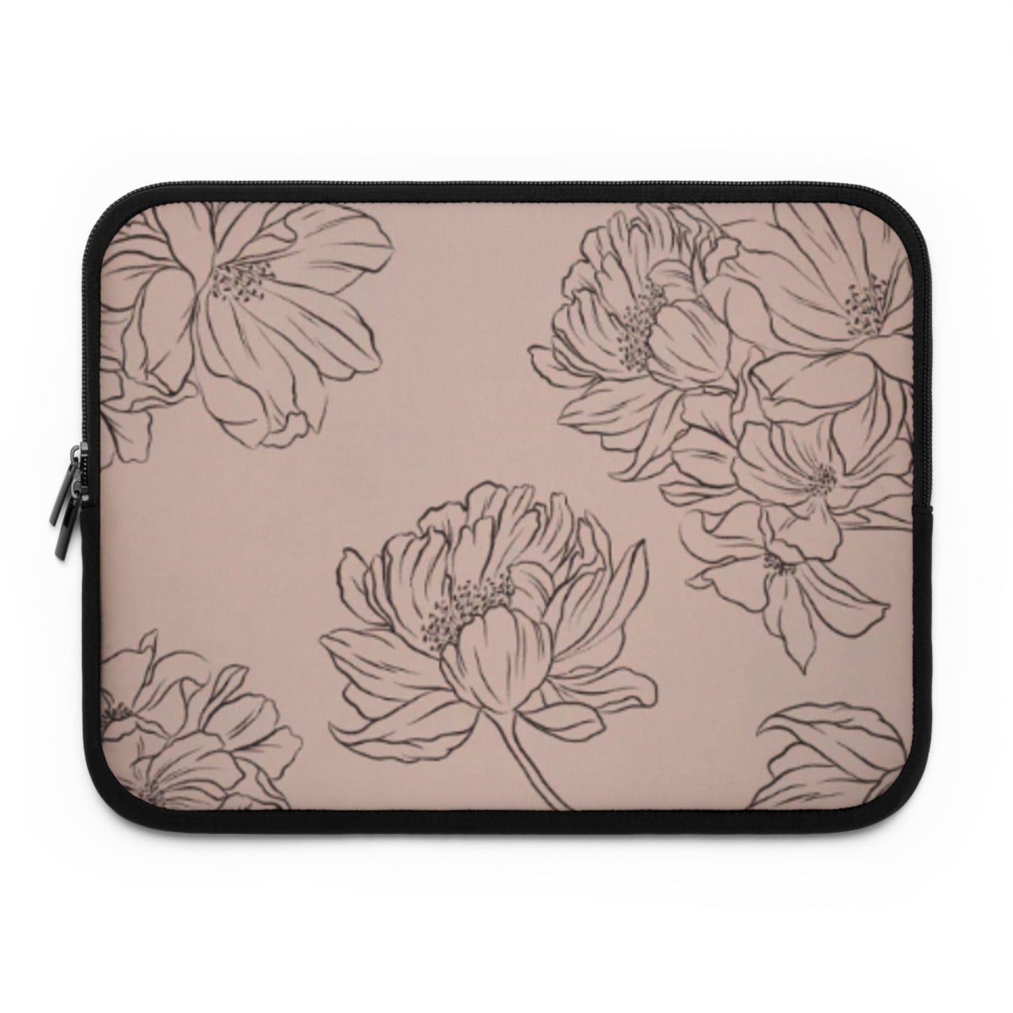 Classic Botanicals Peonies Laptop Sleeve (Pink)