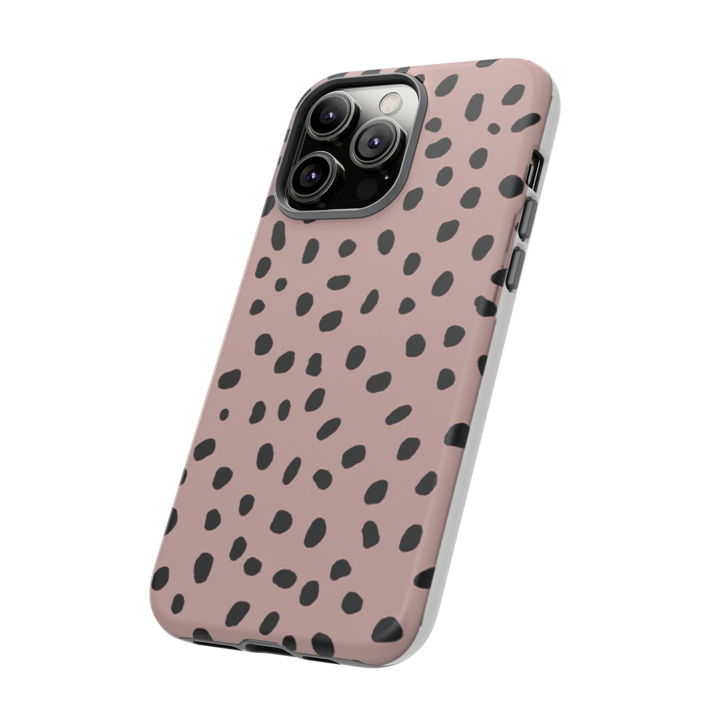 Polka Dots Memphis Phone Case (Pink)