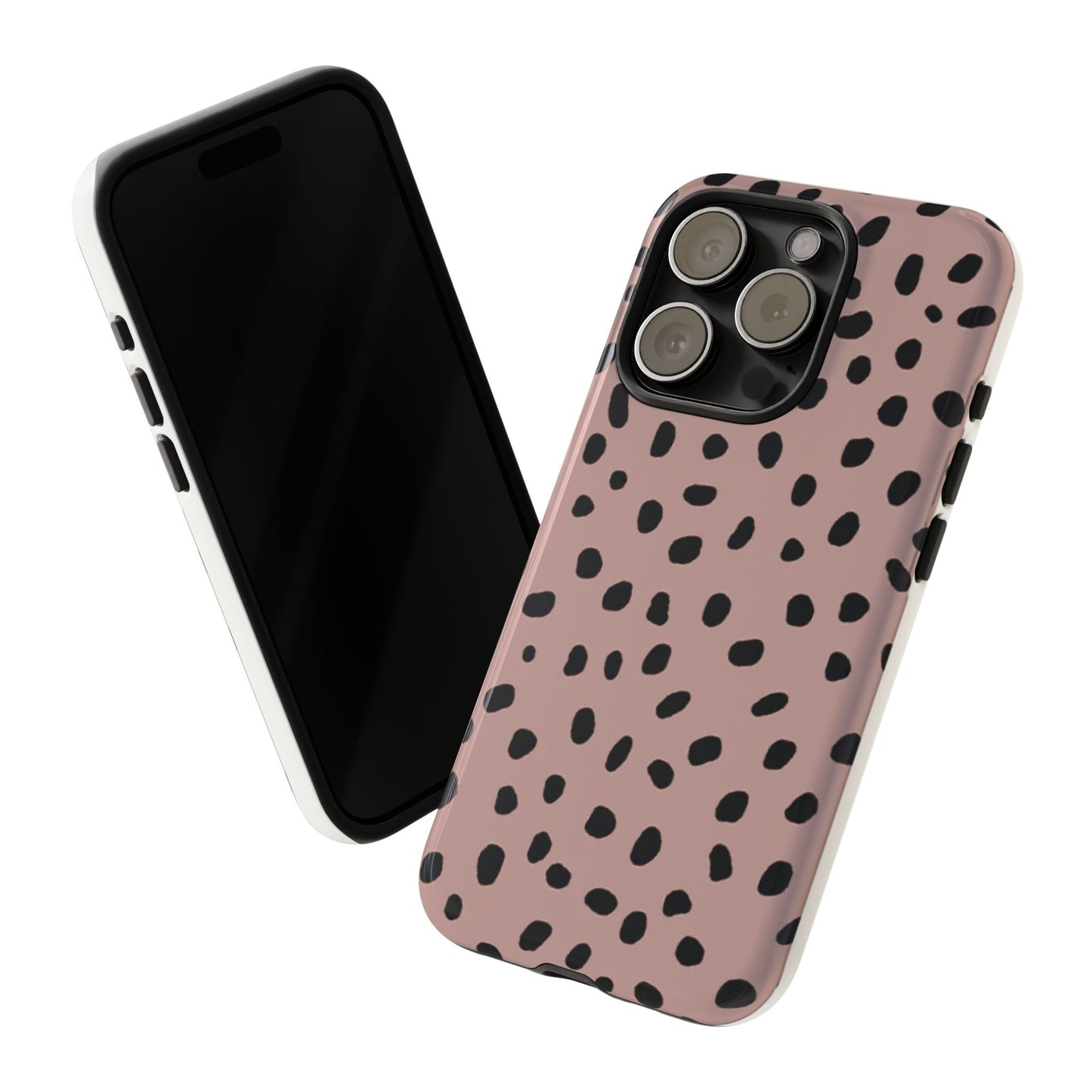 Polka Dots Memphis Phone Case (Pink)