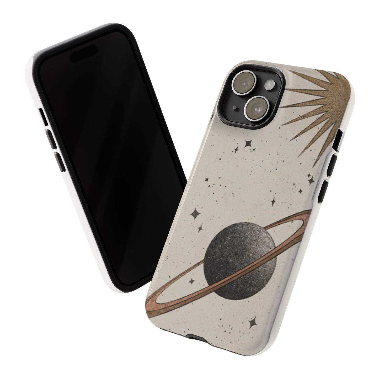 Celestial Planet Phone Case (Cream)