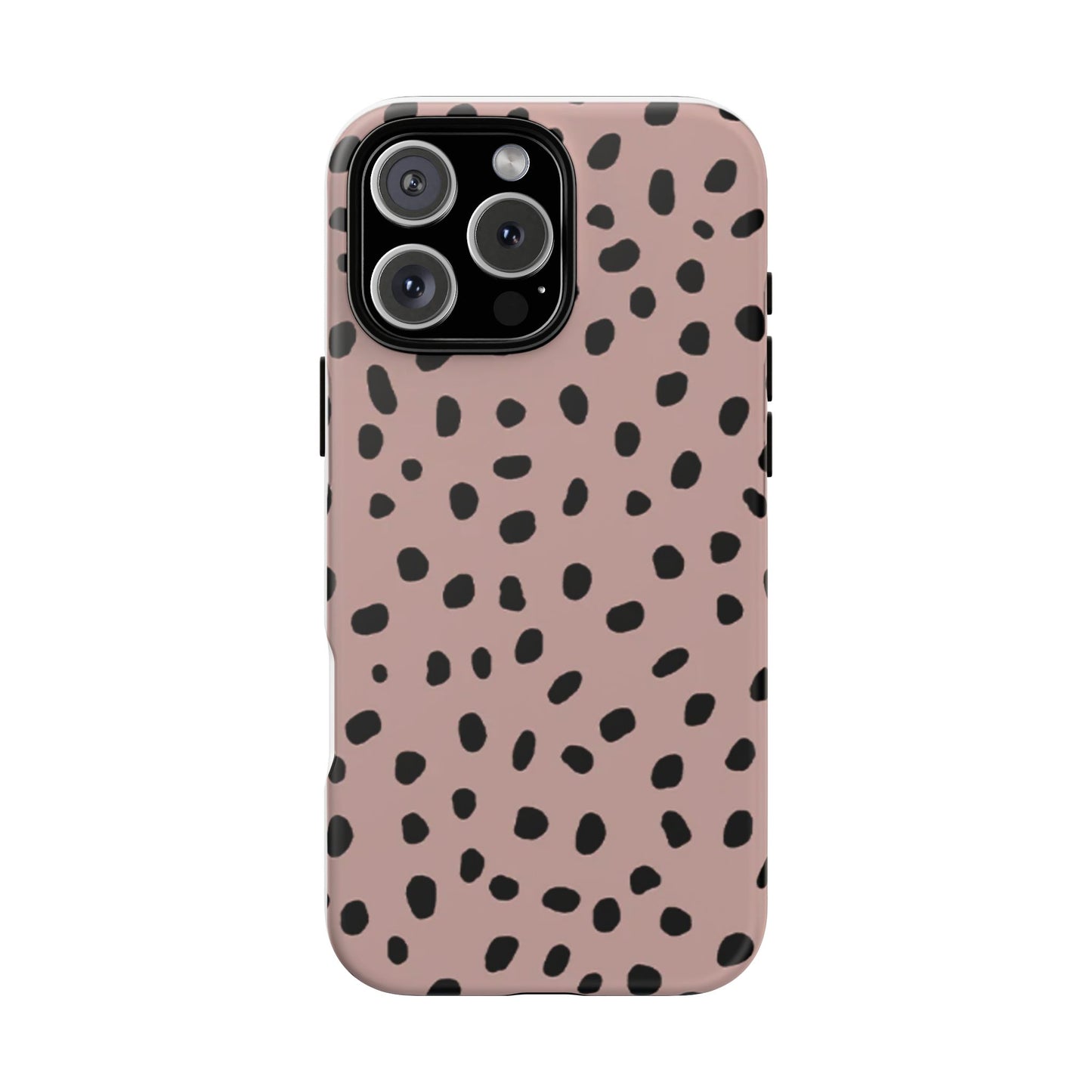 Polka Dots Memphis Phone Case (Pink)