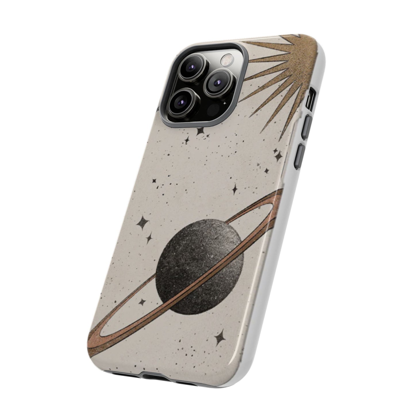 Celestial Planet Phone Case (Cream)