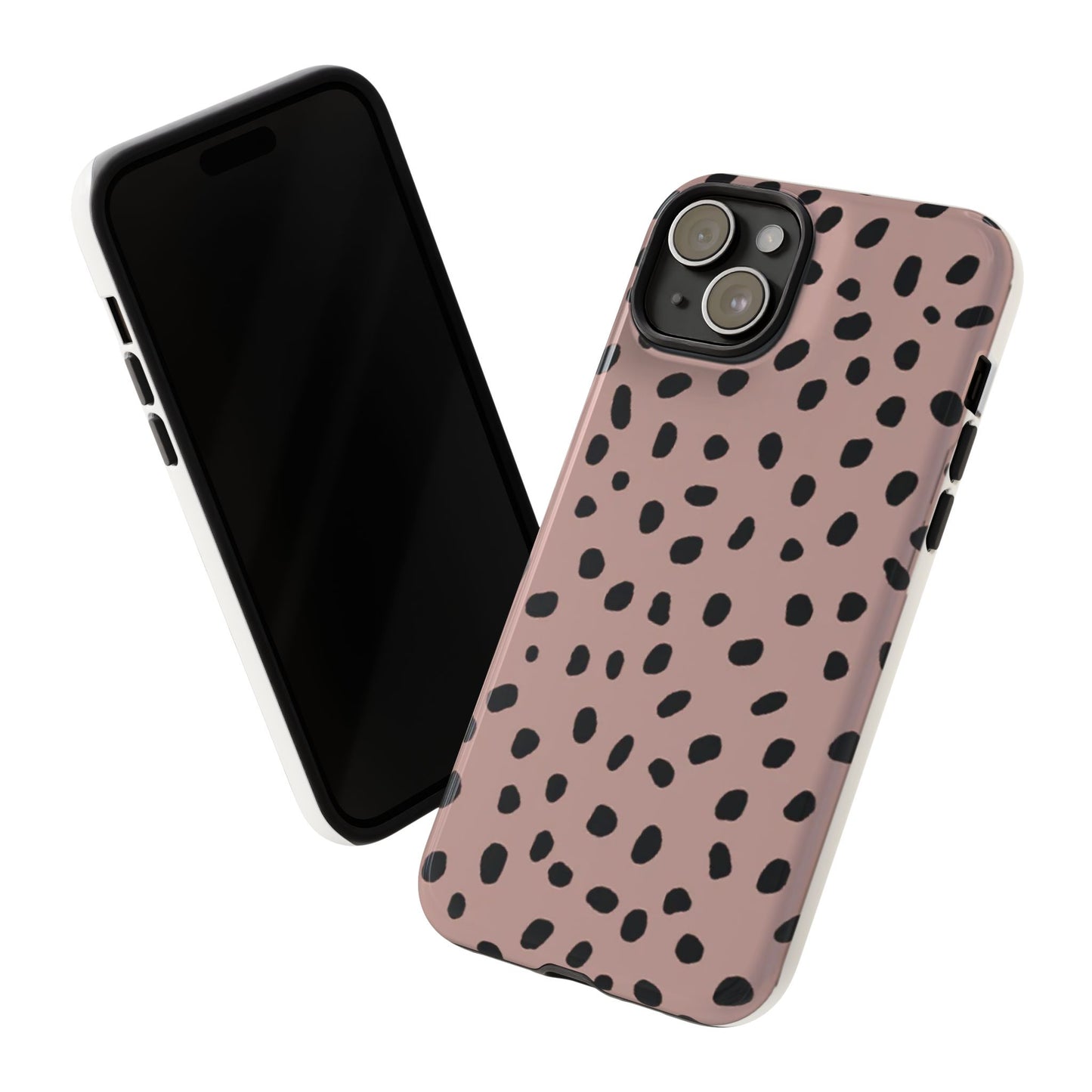 Polka Dots Memphis Phone Case (Pink)