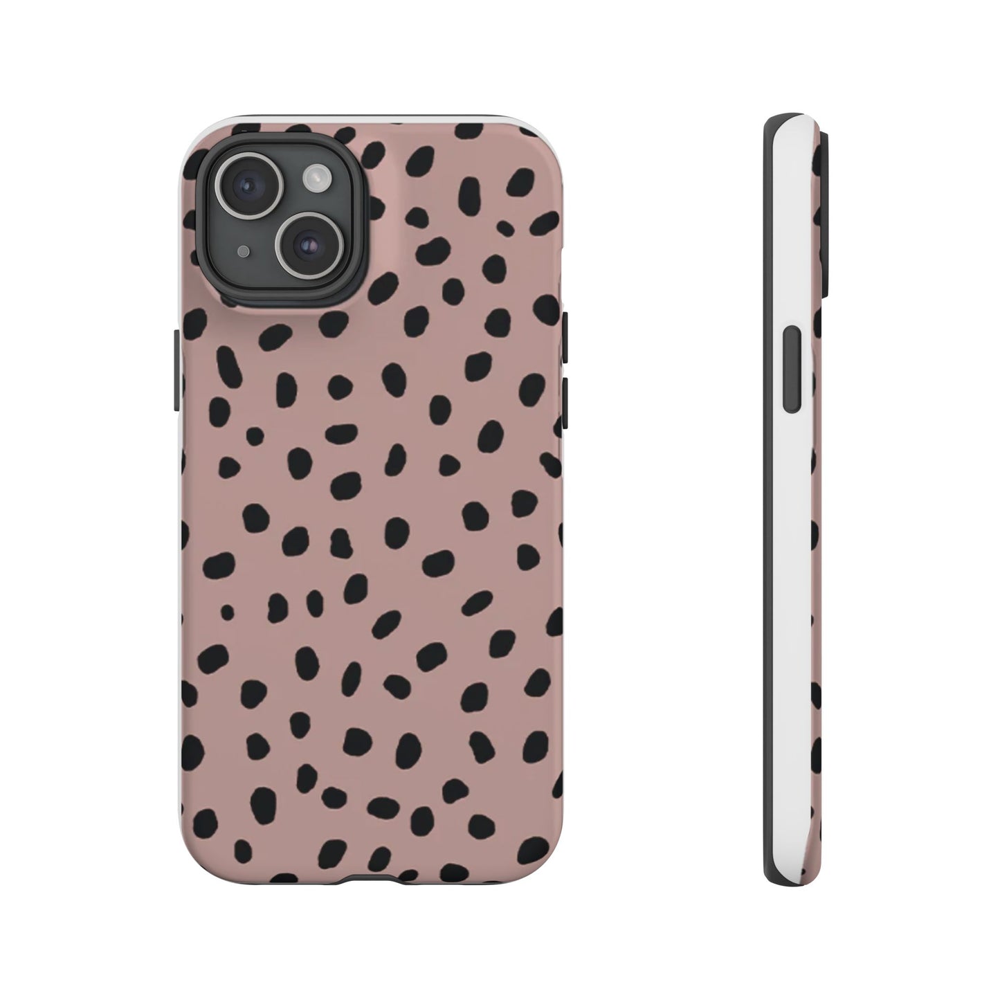 Polka Dots Memphis Phone Case (Pink)