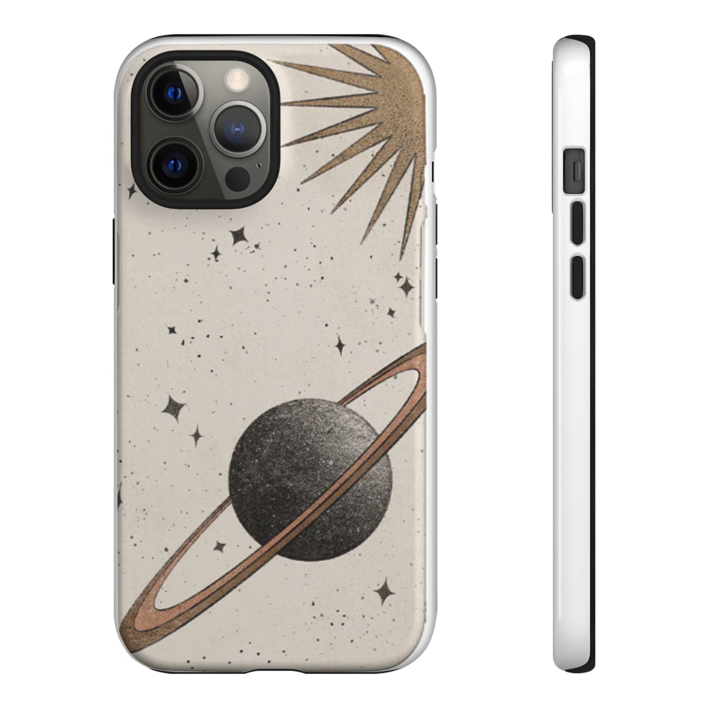 Celestial Planet Phone Case (Cream)