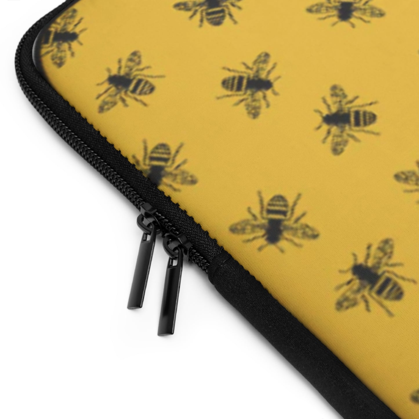 Bees Lux Laptop Sleeve (Yellow & Black)