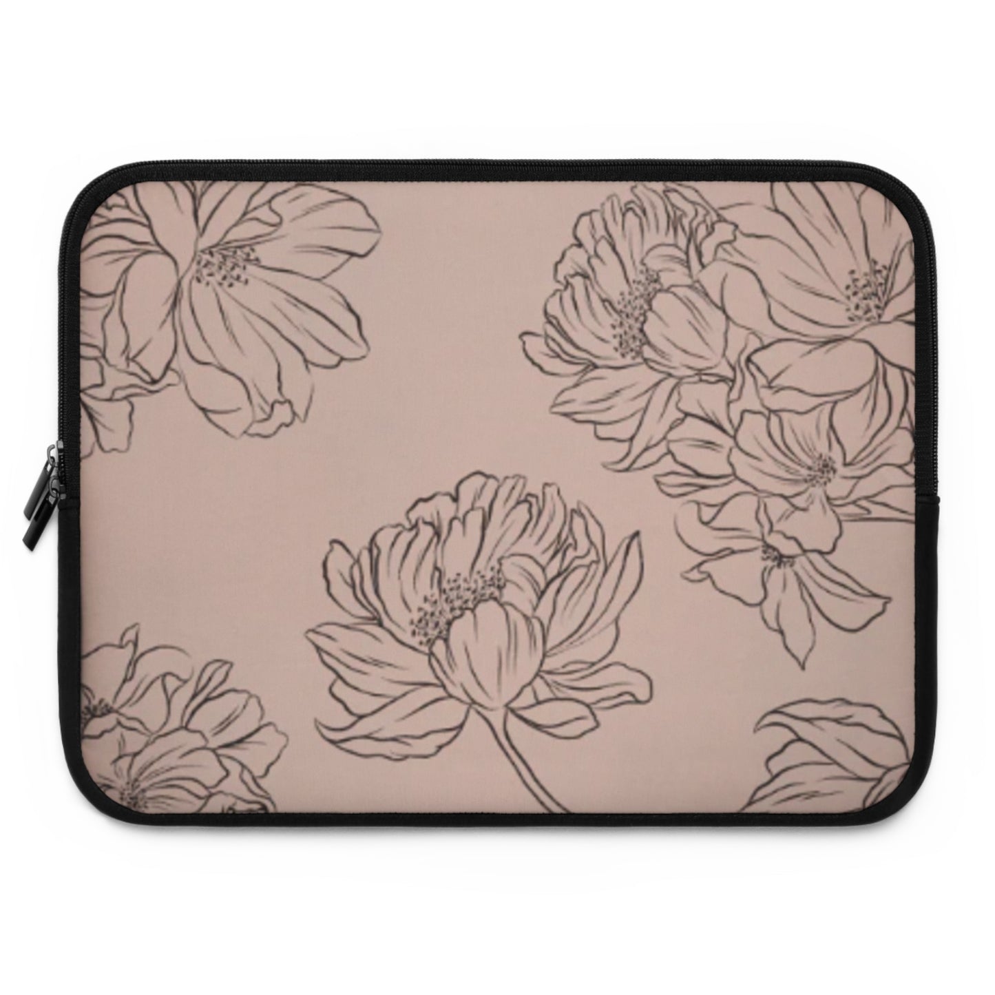 Classic Botanicals Peonies Laptop Sleeve (Pink)