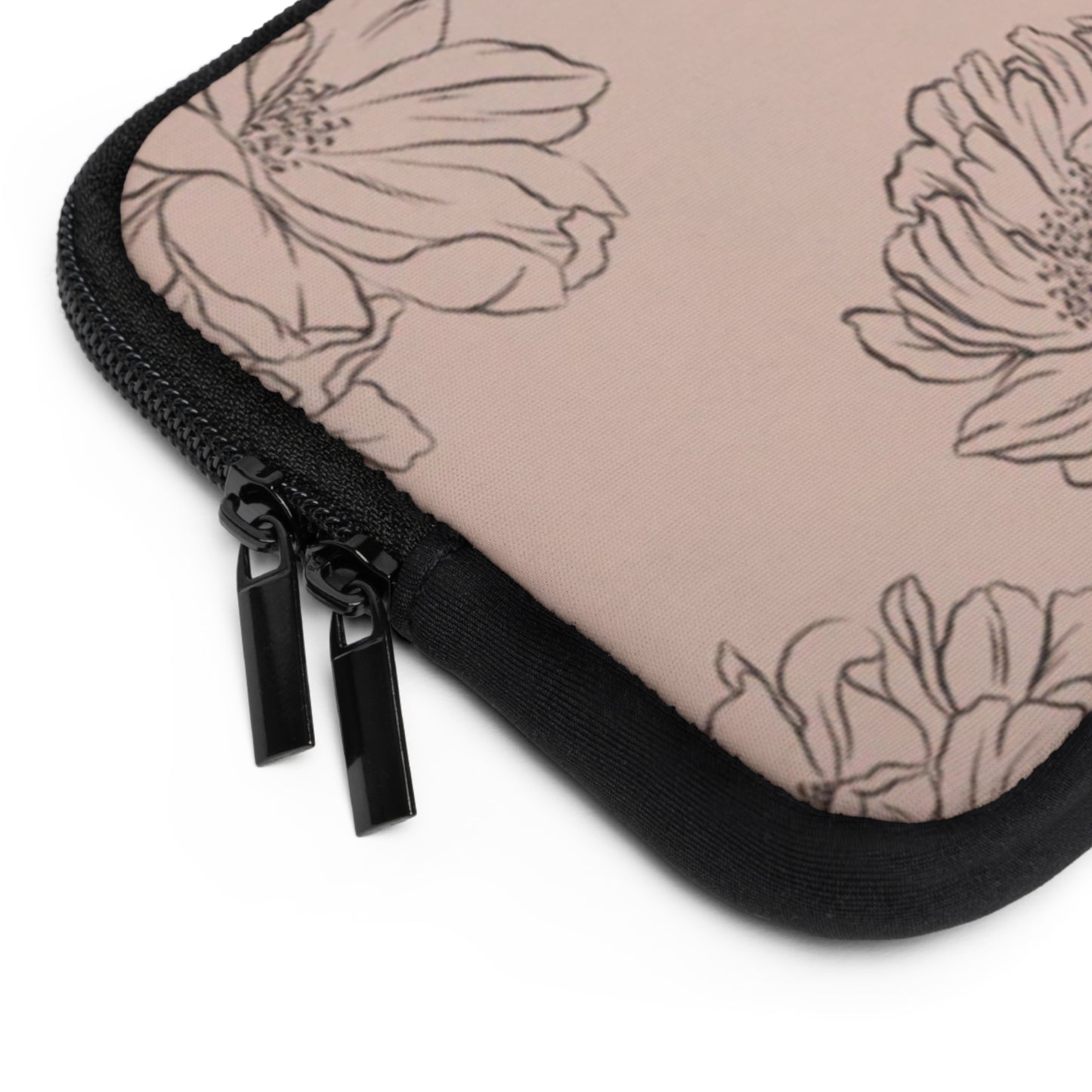 Classic Botanicals Peonies Laptop Sleeve (Pink)