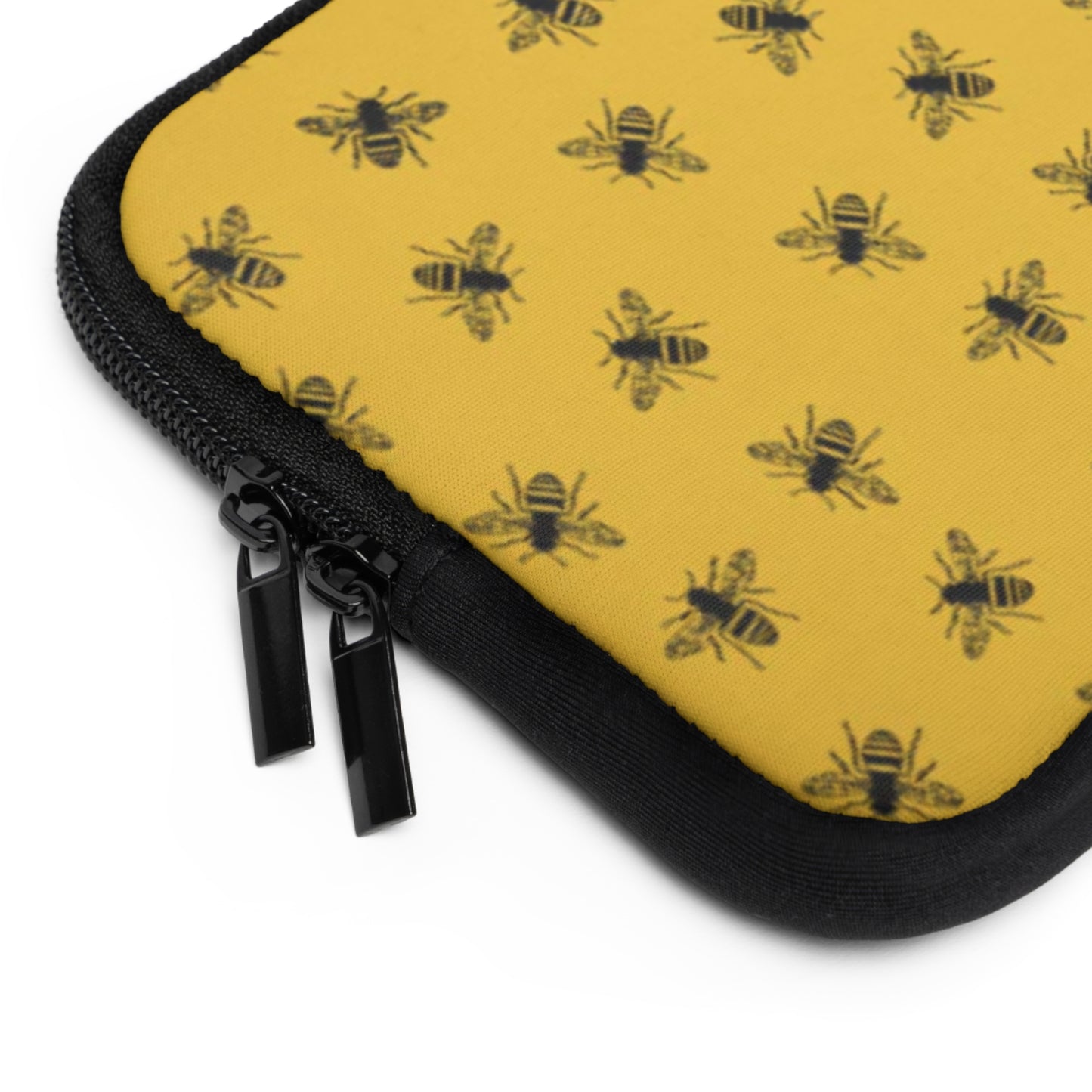 Bees Lux Laptop Sleeve (Yellow & Black)