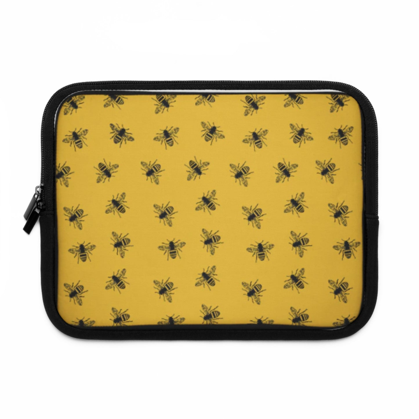 Bees Lux Laptop Sleeve (Yellow & Black)