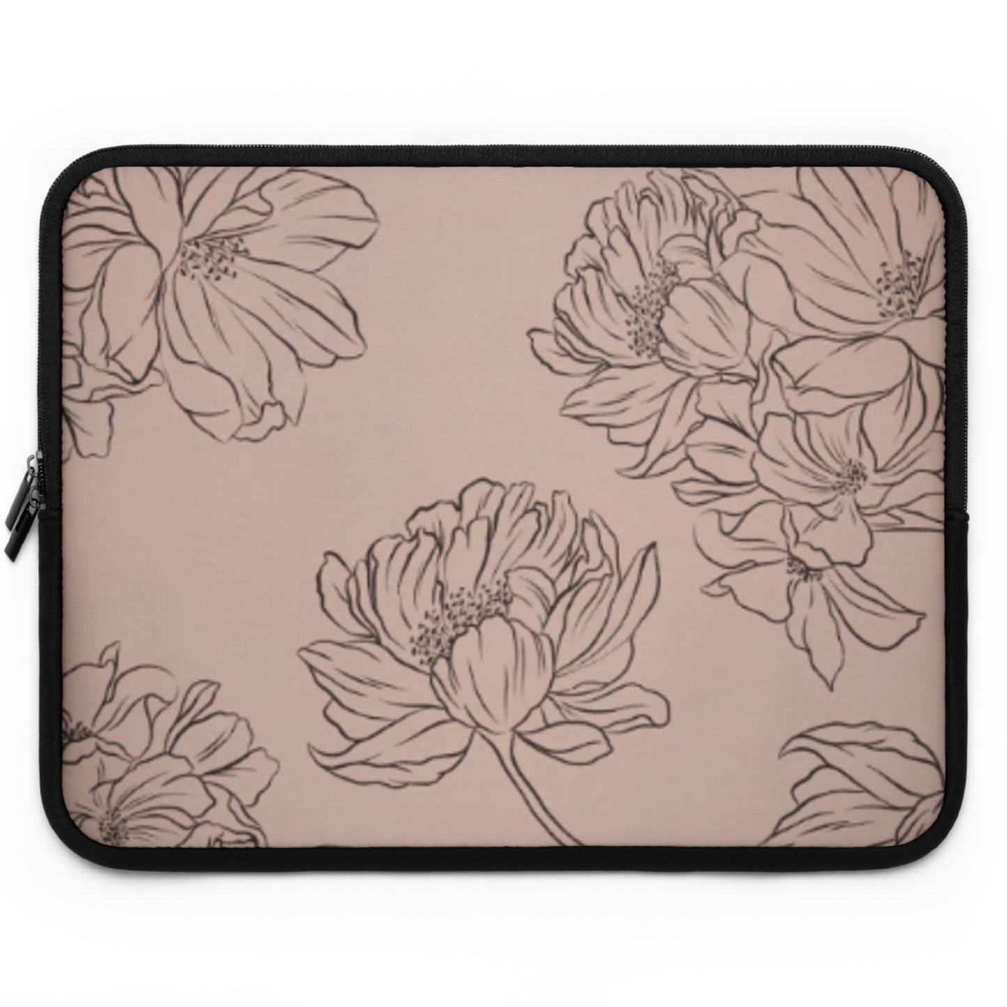 Classic Botanicals Peonies Laptop Sleeve (Pink)