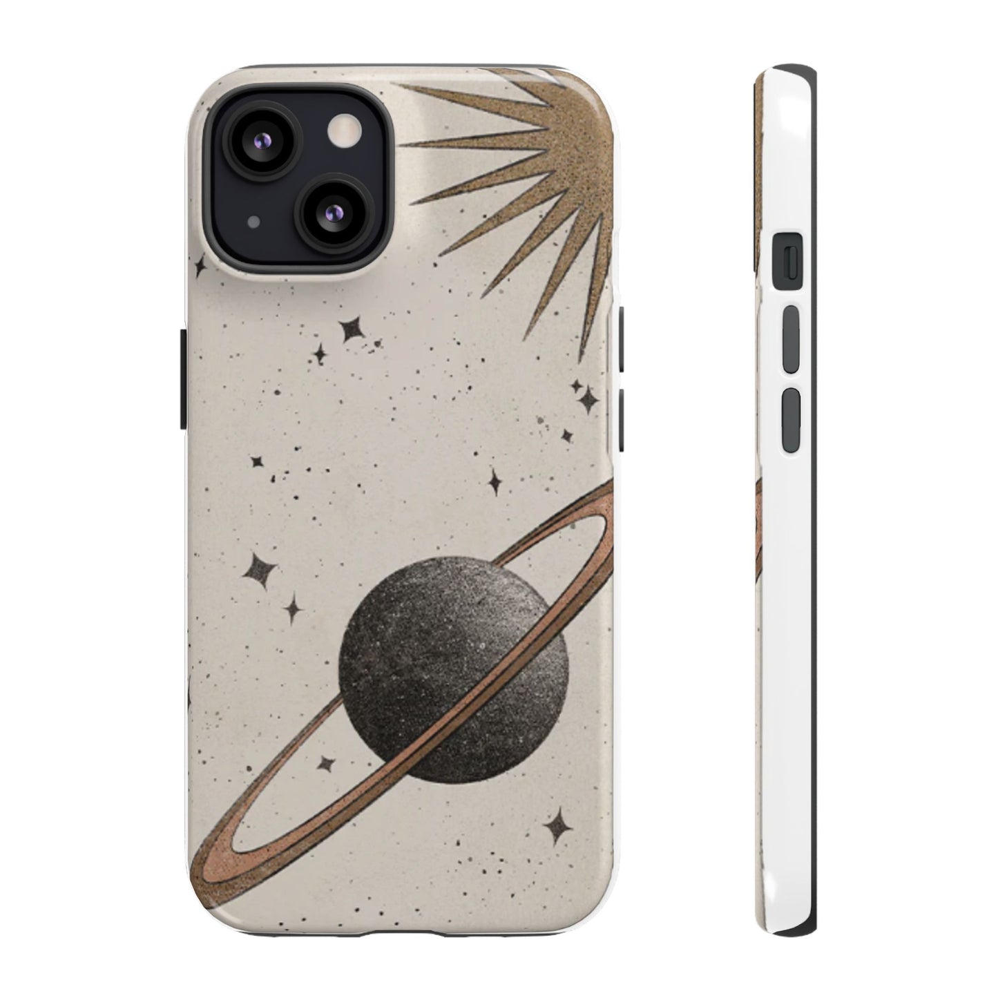 Celestial Planet Phone Case (Cream)