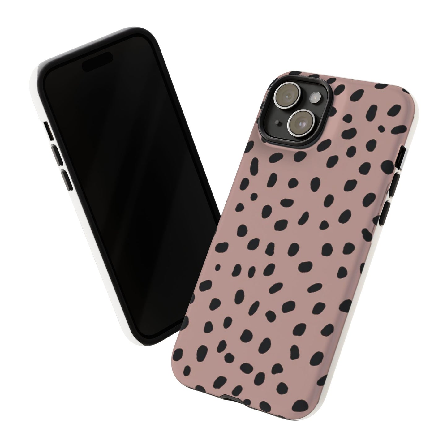 Polka Dots Memphis Phone Case (Pink)