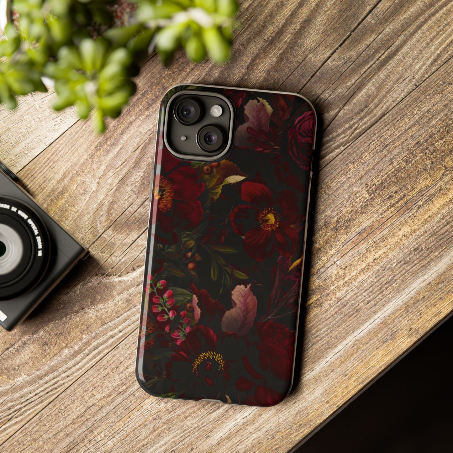 Dark Vintage Night Garden By Uta Naumann Phone Case (Dark)