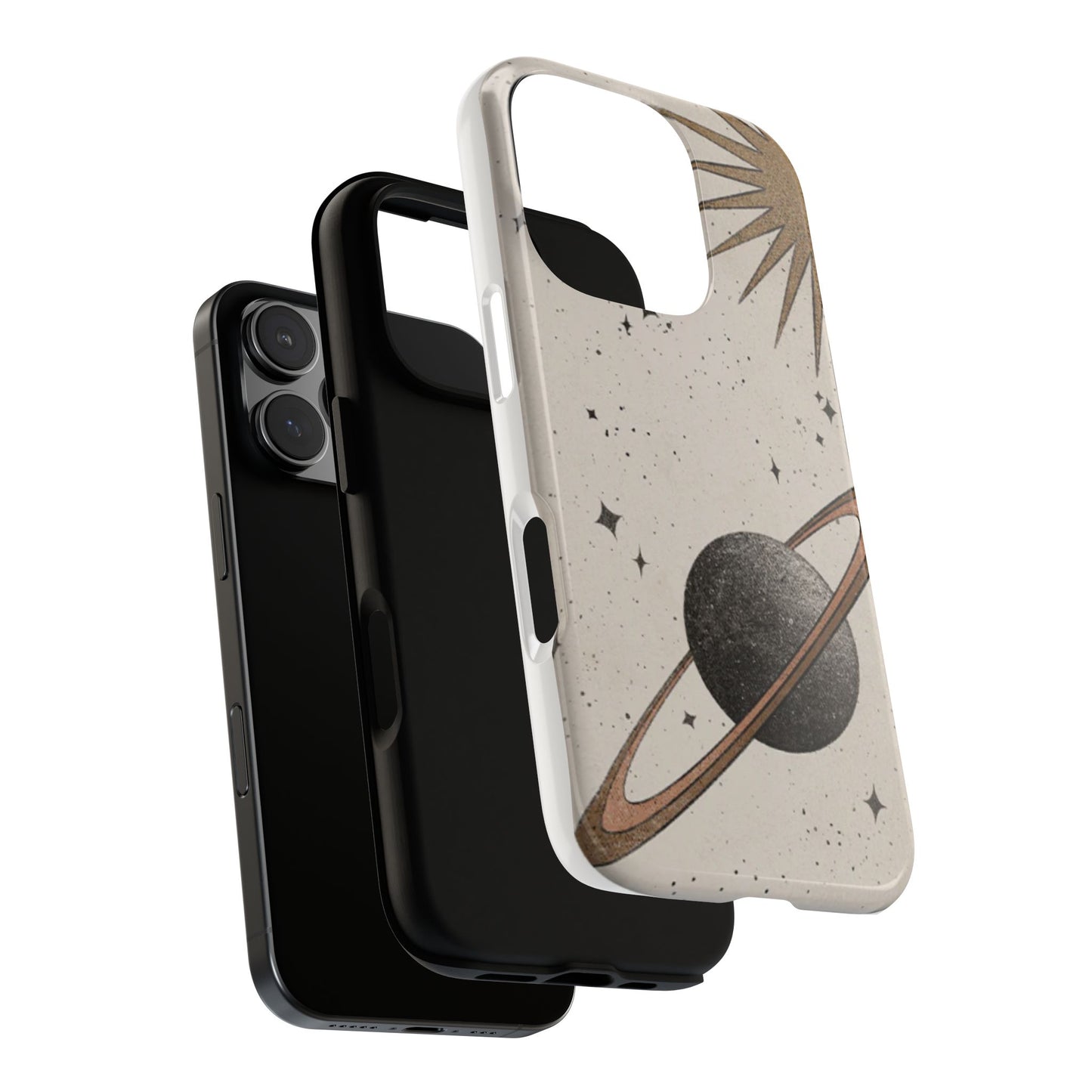 Celestial Planet Phone Case (Cream)