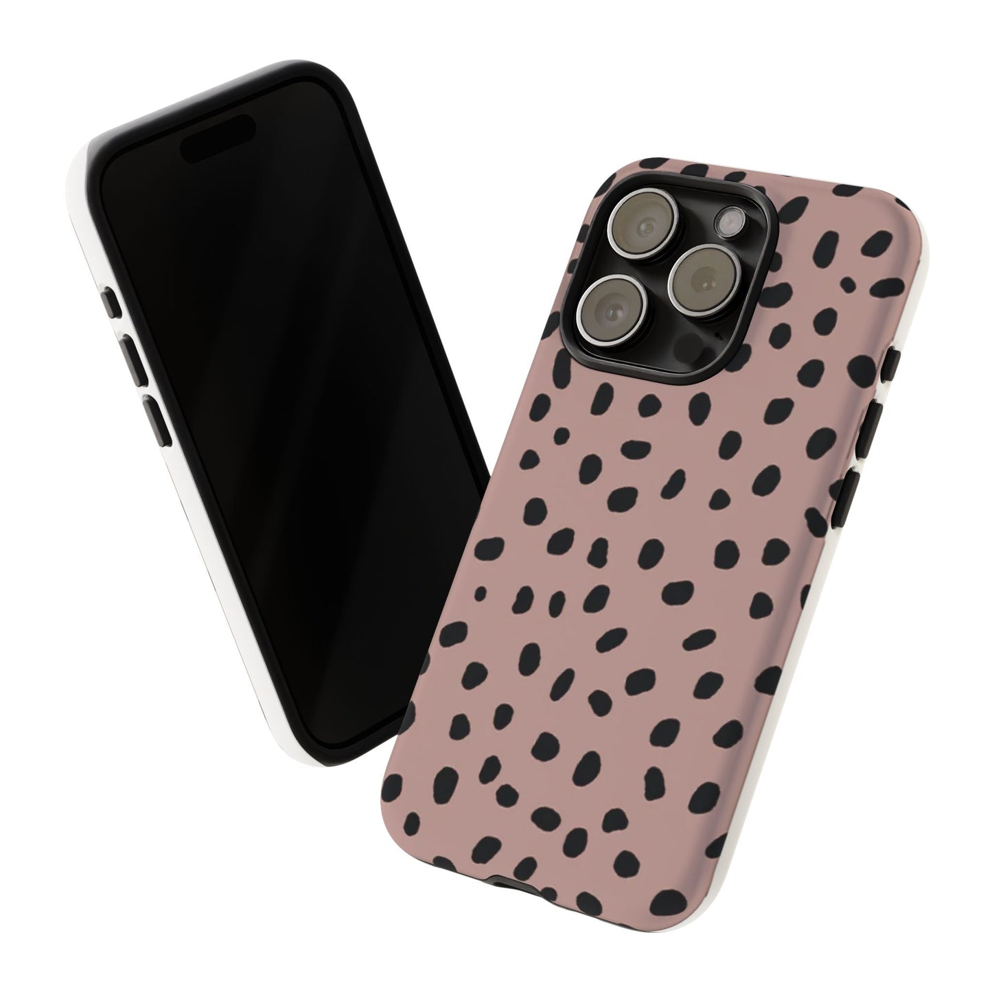 Polka Dots Memphis Phone Case (Pink)