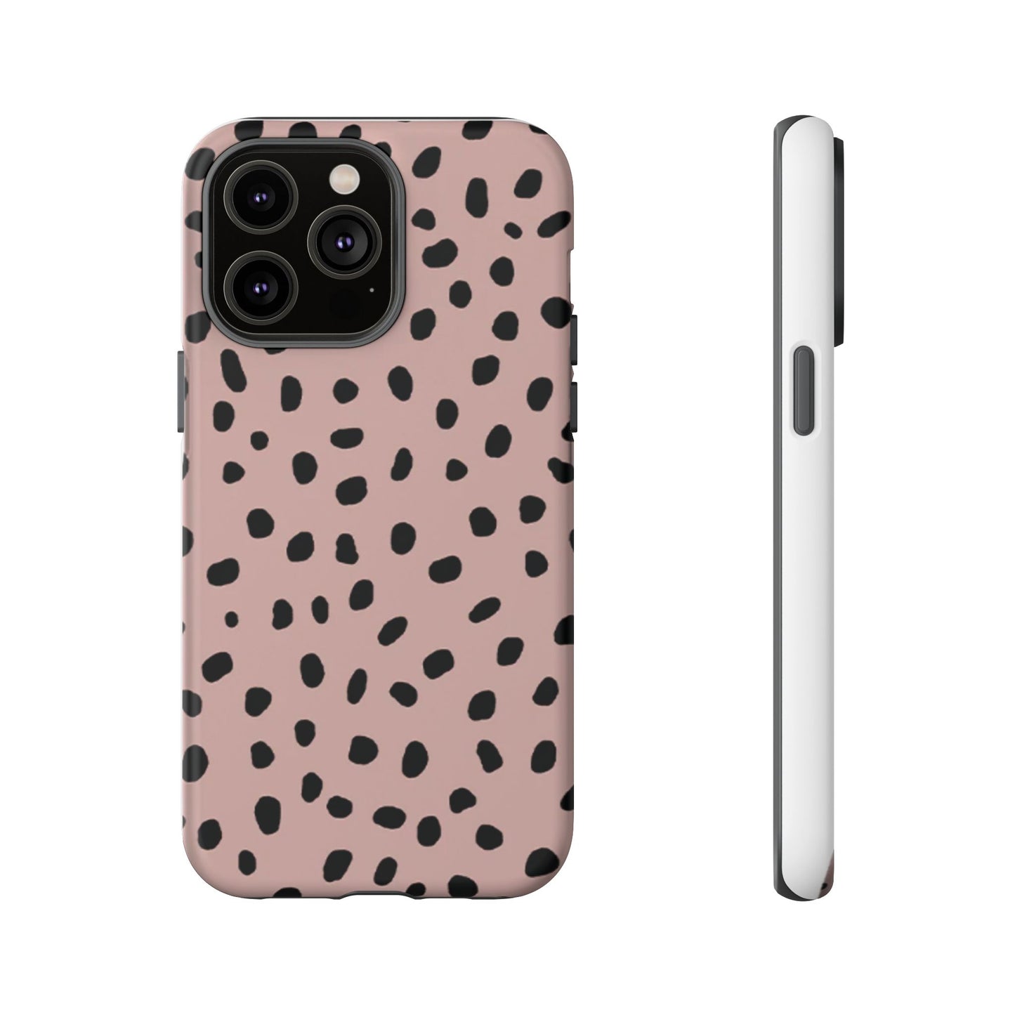 Polka Dots Memphis Phone Case (Pink)