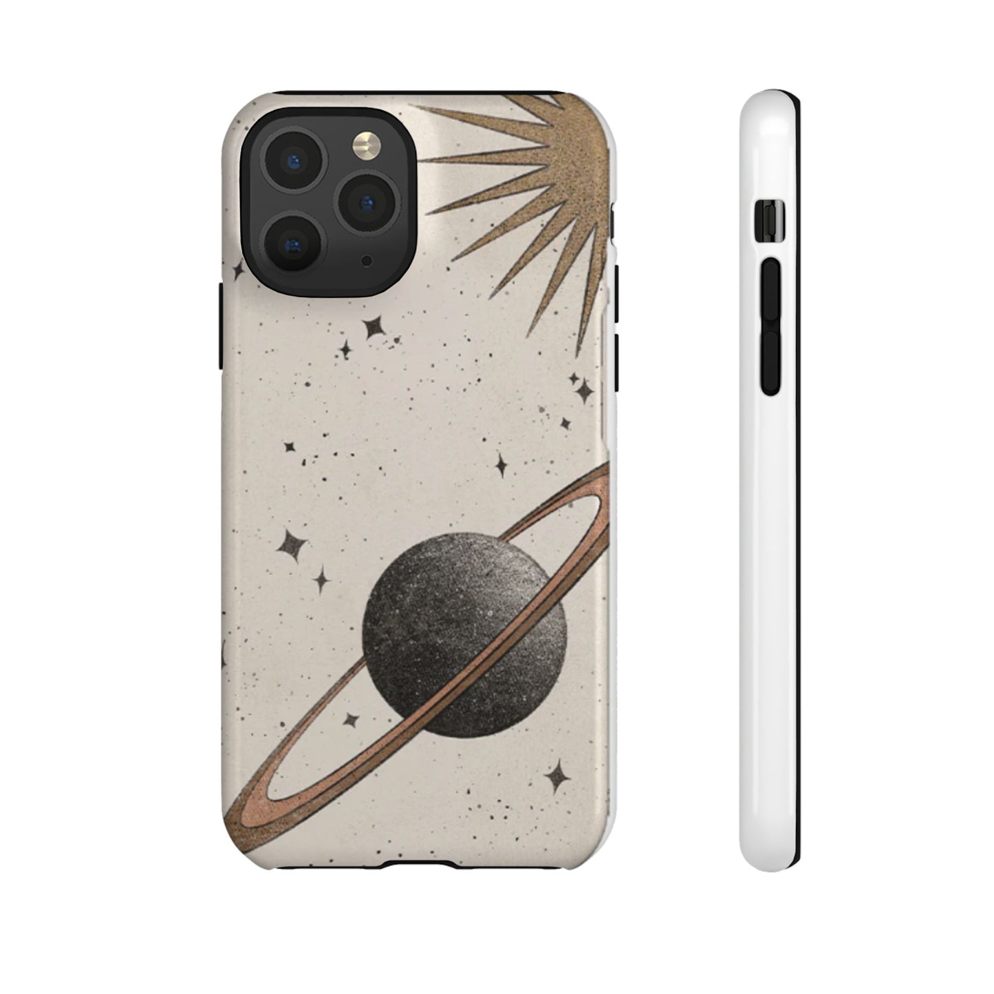 Celestial Planet Phone Case (Cream)