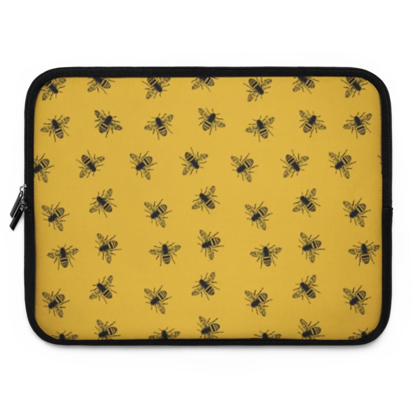 Bees Lux Laptop Sleeve (Yellow & Black)