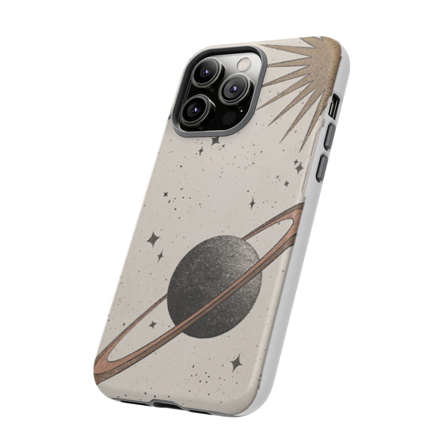 Celestial Planet Phone Case (Cream)