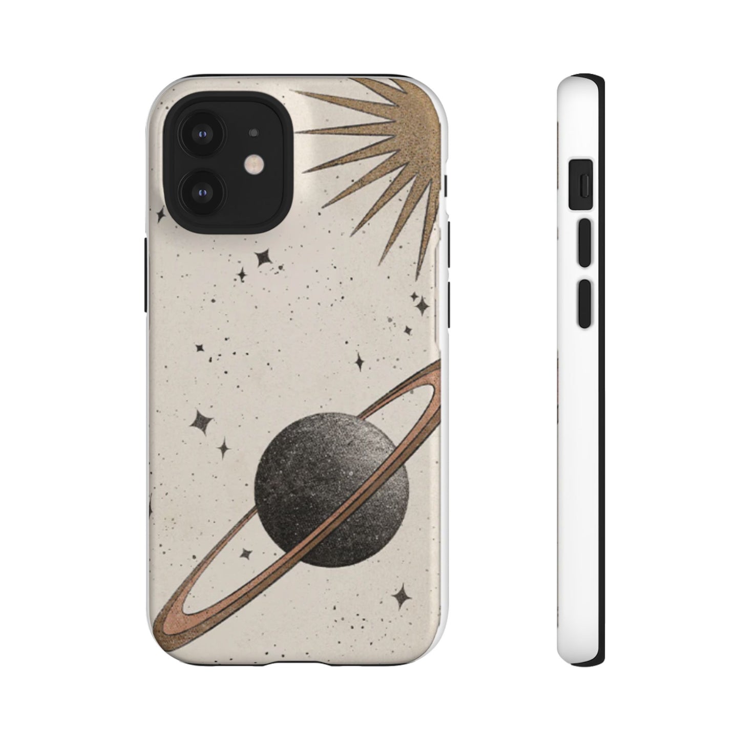 Celestial Planet Phone Case (Cream)