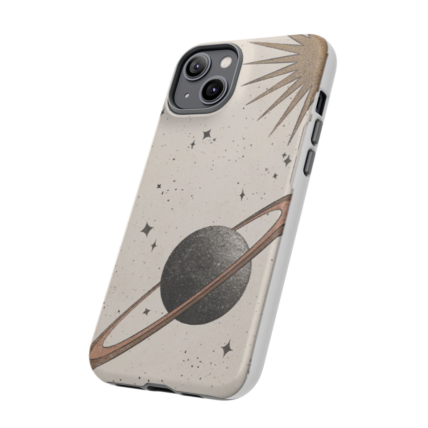 Celestial Planet Phone Case (Cream)