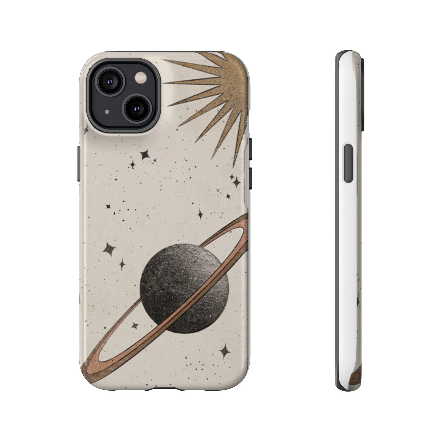 Celestial Planet Phone Case (Cream)